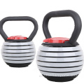 Concurso de acero ABS pesas libres Kettlebell ajustable